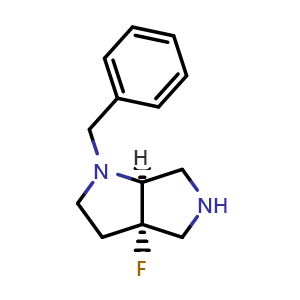 cis-1-benzyl-3a-fluoro-2,3,4,5,6,6a-hexahydropyrrolo[2,3-c]pyrrole