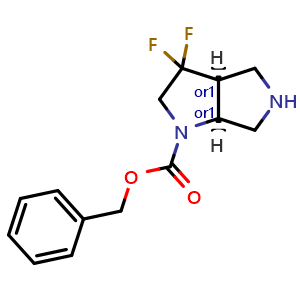 benzyl cis-3,3-difluoro-2,3a,4,5,6,6a-hexahydropyrrolo[3,4-b]pyrrole-1-carboxylate
