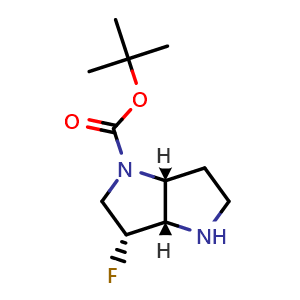 tert-butyl rel-(3aS,6S,6aR)-6-fluoro-2,3,3a,5,6,6a-hexahydro-1H-pyrrolo[3,2-b]pyrrole-4-carboxylate