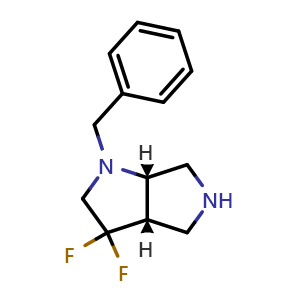 cis-1-benzyl-3,3-difluoro-2,3a,4,5,6,6a-hexahydropyrrolo[3,4-b]pyrrole