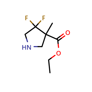 ethyl 4,4-difluoro-3-methyl-pyrrolidine-3-carboxylate