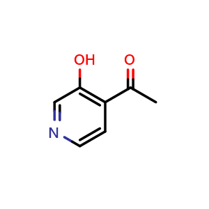 Chemical structure of 1-(3-hydroxy-4-pyridyl)ethanone , CAS 30152-05-7, AChemBlock U134605