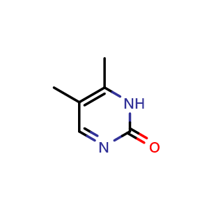 Chemical structure of 5,6-dimethyl-1H-pyrimidin-2-one , CAS 34939-17-8, AChemBlock U134628