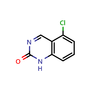 Chemical structure of 5-chloro-1,2-dihydroquinazolin-2-one , CAS 60610-16-4, AChemBlock U134730