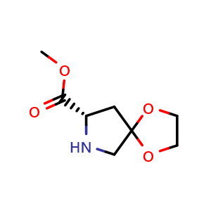 methyl (8S)-1,4-dioxa-7-azaspiro[4.4]nonane-8-carboxylate