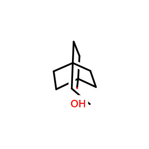 Chemical structure of 4-ethylbicyclo[2.2.2]octan-1-ol , CAS 825-12-7, AChemBlock U134826