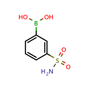 Chemical structure of (3-sulfamoylphenyl)boronic acid , CAS 850568-74-0, AChemBlock U134843