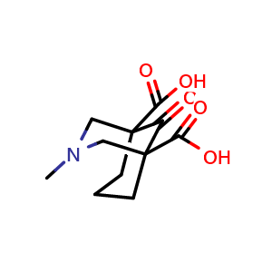 3-methyl-9-oxo-3-azabicyclo[3.3.1]nonane-1,5-dicarboxylic acid