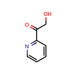 Chemical structure of 2-Hydroxy-1-(2-pyridyl)ethanone , CAS 95836-52-5, AChemBlock U135032