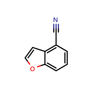 Chemical structure of Benzofuran-4-carbonitrile , CAS 95333-17-8, AChemBlock U135050