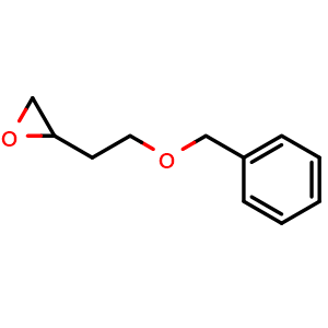 Chemical structure of 2-[2-(Benzyloxy)ethyl]oxirane , CAS 94426-72-9, AChemBlock U135109