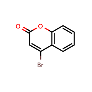 Chemical structure of 4-Bromo-2H-chromen-2-one , CAS 938-40-9, AChemBlock U135133