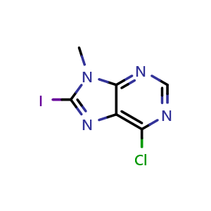 6-chloro-8-iodo-9-methyl-purine