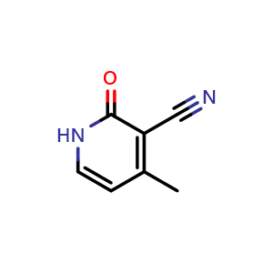 Chemical structure of 3-Cyano-4-methyl-2-pyridone , CAS 93271-59-1, AChemBlock U135173