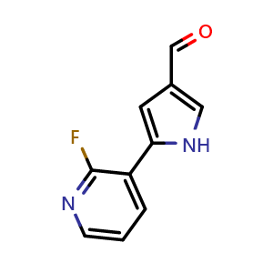 5-(2-Fluoro-3-pyridyl)-1H-pyrrole-3-carbaldehyde