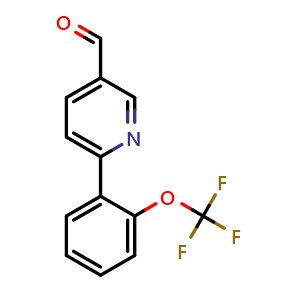 6-[2-(Trifluoromethoxy)phenyl]-3-pyridinecarbaldehyde