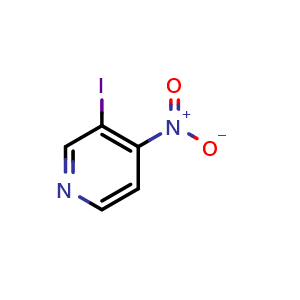 Chemical structure of 3-Iodo-4-nitropyridine , CAS 89283-70-5, AChemBlock U135372