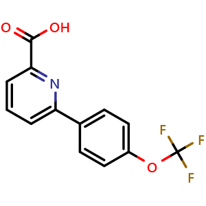 6-[4-(Trifluoromethoxy)phenyl]pyridine-2-carboxylic acid