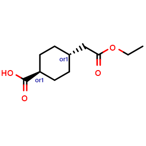 trans-4-(2-Ethoxy-2-oxoethyl)cyclohexanecarboxylic acid