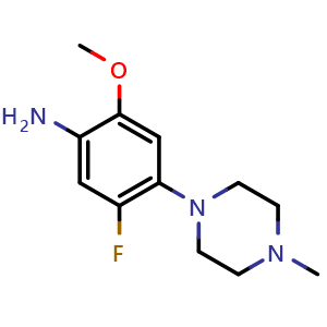 5-Fluoro-2-methoxy-4-(4-methyl-1-piperazinyl)aniline