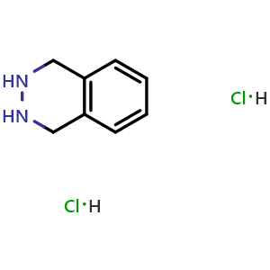 Chemical structure of 1,2,3,4-Tetrahydrophthalazine dihydrochloride , CAS 86437-12-9, AChemBlock U135552