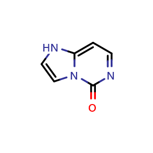 Chemical structure of Imidazo[1,2-c]pyrimidin-5(1H)-one , CAS 849035-92-3, AChemBlock U135639