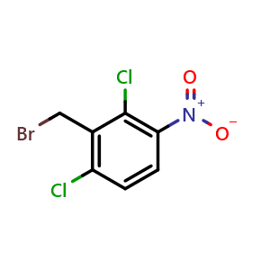 Chemical structure of 2,6-Dichloro-3-nitrobenzyl Bromide , CAS 83141-02-0, AChemBlock U135691