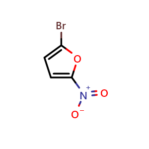 Chemical structure of 2-Bromo-5-nitrofuran , CAS 823-73-4, AChemBlock U135703