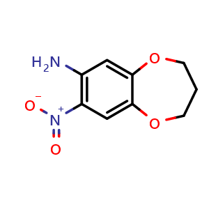 8-Nitro-3,4-dihydro-2H-1,5-benzodioxepin-7-amine