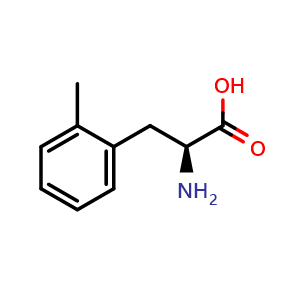 Chemical structure of L-2-Methylphenylalanine , CAS 80126-53-0, AChemBlock U135750