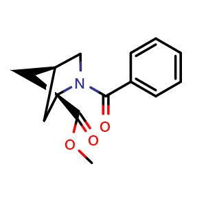 Chemical structure of methyl (1s,4s)-2-benzoyl-2-azabicyclo[2.1.1]hexane-1-carboxylate , CAS 77422-38-9, AChemBlock U135798