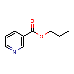 Chemical structure of Propyl Nicotinate , CAS 7681-15-4, AChemBlock U135827