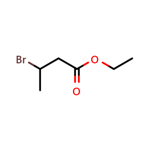 Chemical structure of Ethyl 3-Bromobutyrate , CAS 7425-49-2, AChemBlock U135918