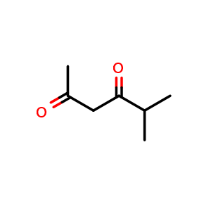 Chemical structure of 5-Methyl-2,4-hexanedione , CAS 7307-03-1, AChemBlock U135948