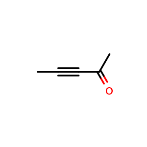 Chemical structure of 3-Pentyn-2-one , CAS 7299-55-0, AChemBlock U135951