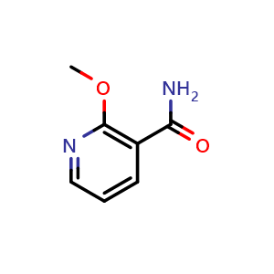 Chemical structure of 2-Methoxynicotinamide , CAS 7145-28-0, AChemBlock U135993