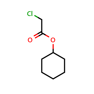 Chemical structure of Cyclohexyl 2-Chloroacetate , CAS 6975-91-3, AChemBlock U136038