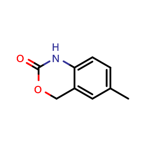 Chemical structure of 6-Methyl-1H-benzo[d][1,3]oxazin-2(4H)-one , CAS 695154-43-9, AChemBlock U136046