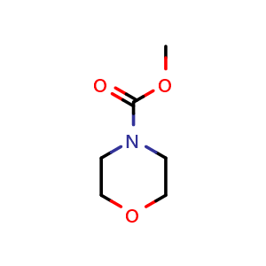 Chemical structure of Methyl Morpholine-4-carboxylate , CAS 6906-13-4, AChemBlock U136059