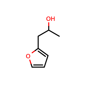 Chemical structure of alpha-Methyl-2-furanethanol , CAS 66040-54-8, AChemBlock U136156