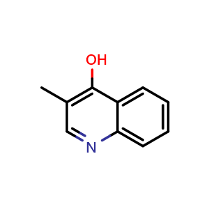 Chemical structure of 3-Methyl-4-quinolinol , CAS 64965-46-4, AChemBlock U136187