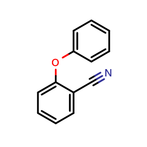 Chemical structure of 2-Phenoxybenzonitrile , CAS 6476-32-0, AChemBlock U136195