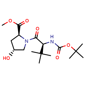 Methyl (2S,4R)-1-[(S)-2-(Boc-amino)-3,3-dimethylbutanoyl]-4-hydroxypyrrolidine-2-carboxylate