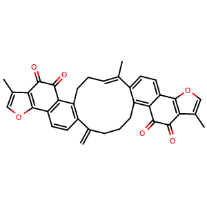 Chemical structure of Neoprzewaquinone A , CAS 630057-39-5, AChemBlock U136257