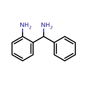Chemical structure of alpha-(2-Aminophenyl)benzylamine , CAS 61057-85-0, AChemBlock U136329