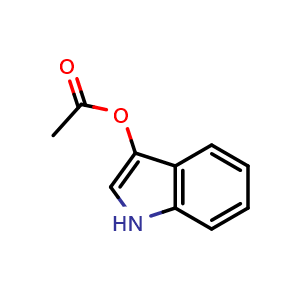 Chemical structure of 3-Indolyl Acetate , CAS 608-08-2, AChemBlock U136333
