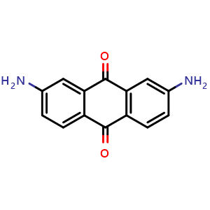 Chemical structure of 2,7-Diaminoanthraquinone , CAS 605-44-7, AChemBlock U136345