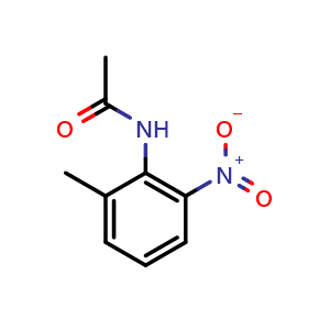 Chemical structure of 2'-Methyl-6'-nitroacetanilide , CAS 59907-22-1, AChemBlock U136362
