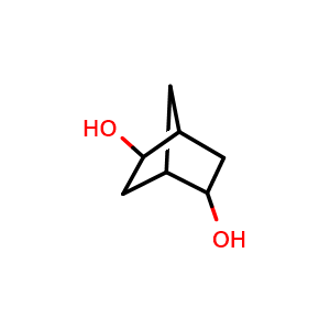 Chemical structure of Bicyclo[2.2.1]heptane-2,5-diol , CAS 5888-36-8, AChemBlock U136391