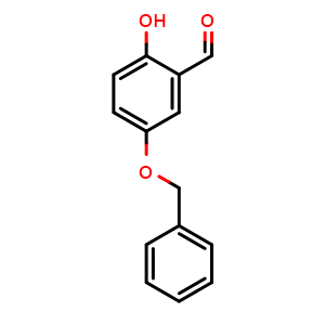 Chemical structure of 5-(Benzyloxy)salicylaldehyde , CAS 56979-56-7, AChemBlock U136478